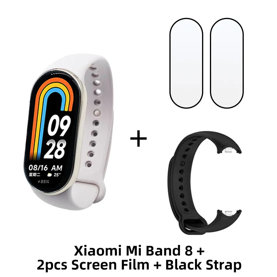 Nfc Xiaomi Mi Band 8 Smart Bracelet 8 Color 1.62 Amoled Screen