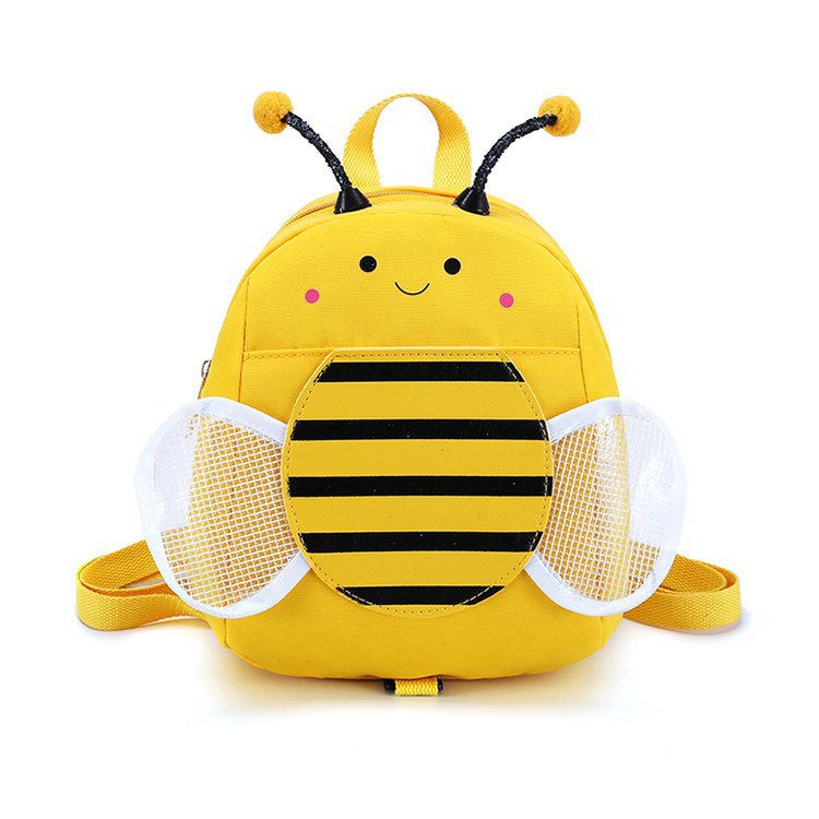 Dessin animé petite abeille anti-perte, livres pour enfants, maternelle, école maternelle, hommes, bébé, bébé, texte du logo imprimé