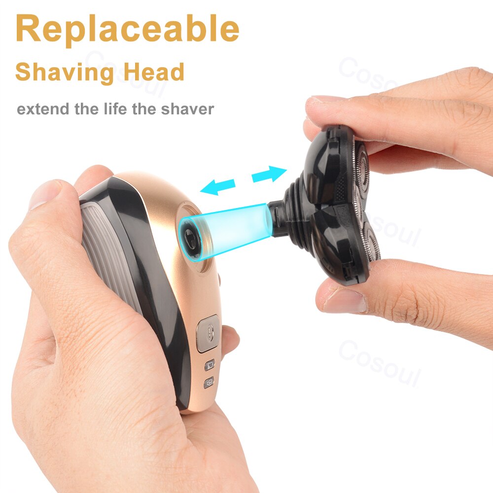 Bald Head Hair Shaver Electric Shaver For Men Rechargeable Electric