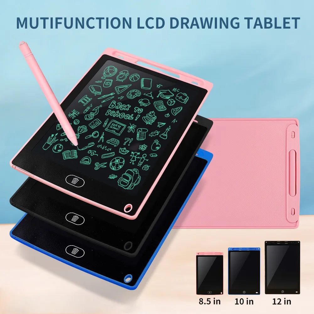 8.5/10/12 inch LCD Drawing Tablet For Children's Toys Painting Tools Electronics Writing Board Boy Kids Educational Toys Gifts