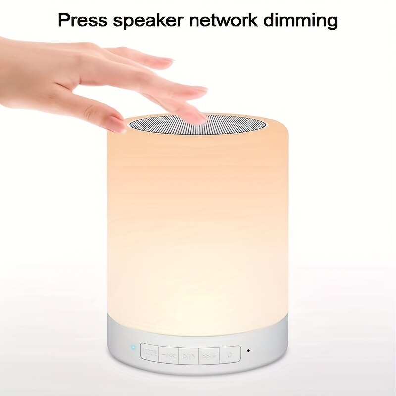 New Bedside Table Lamp Wireless Bluetooth with Speaker Touch Light