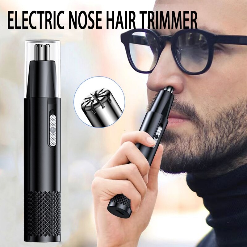 Qualitativ Hochwertiger Mini Nasenhaar-Trimmer für Männer | Akku mit USB-Ladefunktion