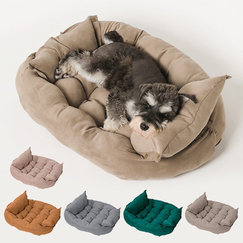 Cross-border explosive pet mat, multi-functional folding kennel, dog bed, dog mat, cat kennel, sofa bed, winter multi-purpose dog kennel