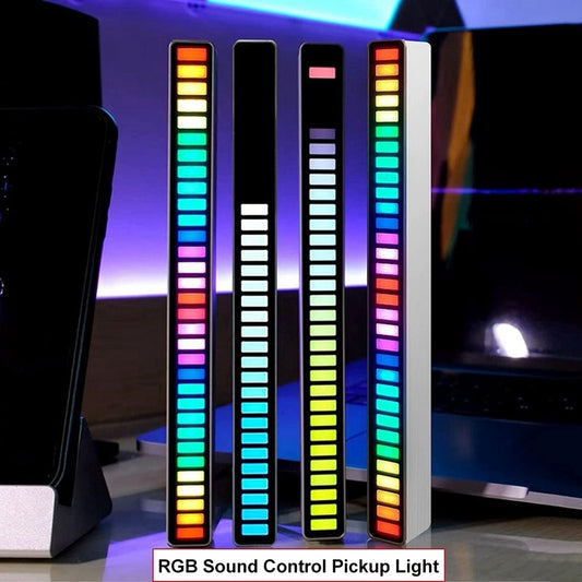 RGB-LED-Streifenlicht | Bluetooth Musik-Sound-Steuerung | Leuchtet im Rhythmus - Auch als Umgebungslampe geeignet!