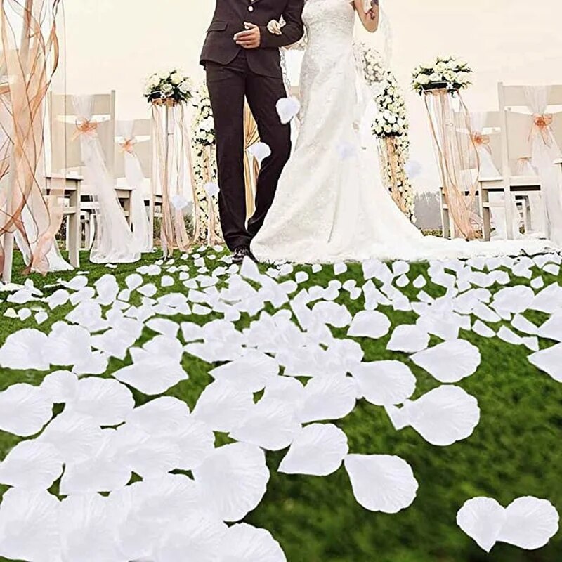 100/500/1000 pièces coloré amour romantique chaud soie Rose pétales artificiels fête de mariage fleur faveurs décoration Roses fournitures 