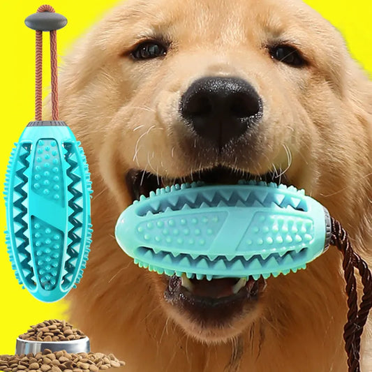 Jouet Kong en caoutchouc populaire pour chien, bouledogue français, brosse à dents, balle à mâcher, jouets interactifs pour animaux de compagnie, outils de nettoyage des dents du Labrador