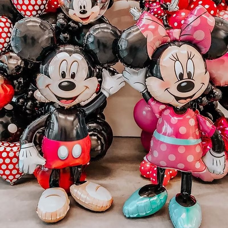 Giant Disney Foil Balloon Mickey Mouse Balloons Minnie Birthday Party Decoration Kids Toy Baby Shower Ball Children Cartoon Gift