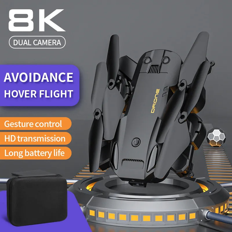 2023 New Q6 5G WIFI 4k Drone HD Dual Camera FPV RC Drone With 1080P Folding Quadcopter Rc Distance 500M Gift Toy