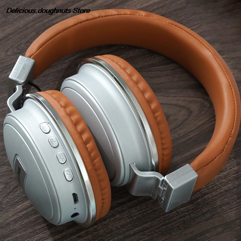 Wireless Foldable Bluetooth Headphones HIFI Stereo Earbuds Deep Bass Headset With Noise Cancelling Support TF Card headphones