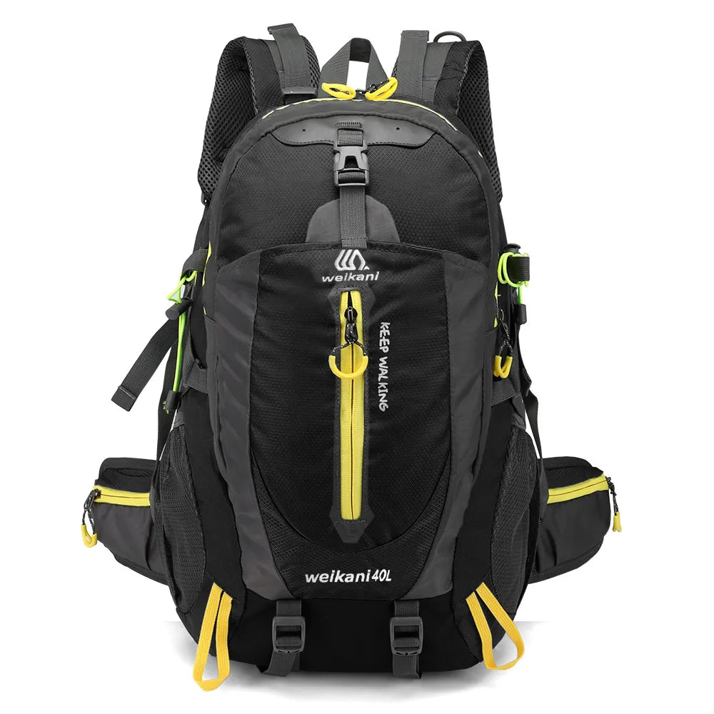 30L-40L Waterproof Climbing Backpacks Men Women Outdoor Sports Backpacks Camping Hiking Backpacks Sports Bag Mountaineering Bag