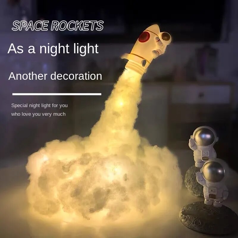 Creative Rocket Light Diy Material Package Night Light Decorative
