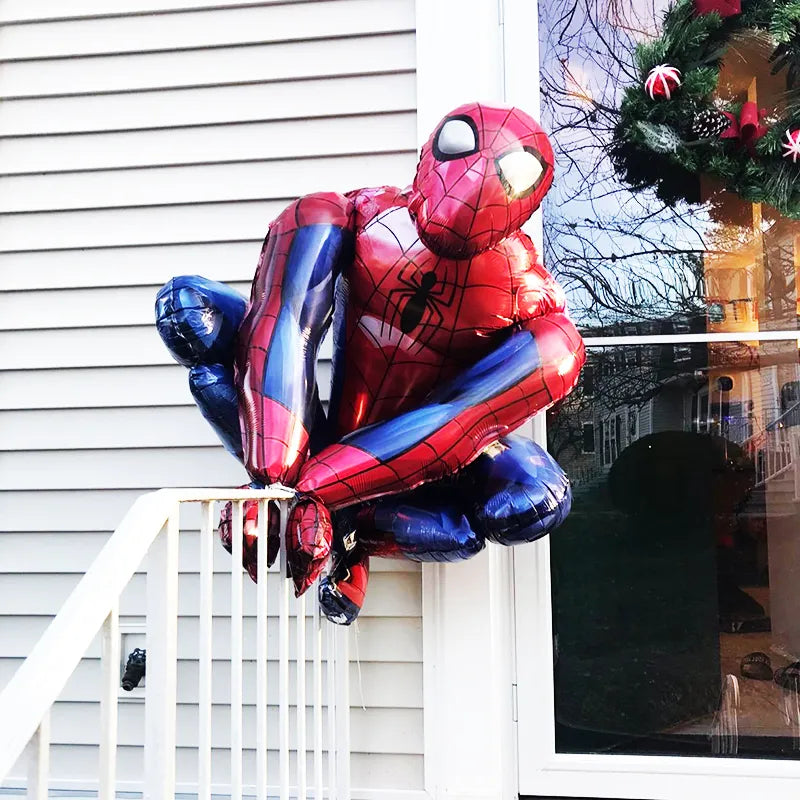 Super Hero Spiderman Foil Balloon Children's Birthday Party Decoration Baby Shower Inflatable Kids Toy Marvel Air Globos Supplie