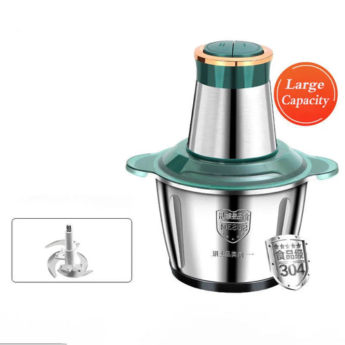 Electric Meat Grinder Food Processor Chopper Stainless Steel Kitchen