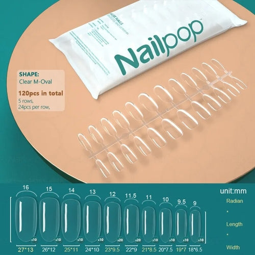 Nailpop 20g Soft Fake Nail Tips Gel Glue Polish Soak Off UV LED Nail