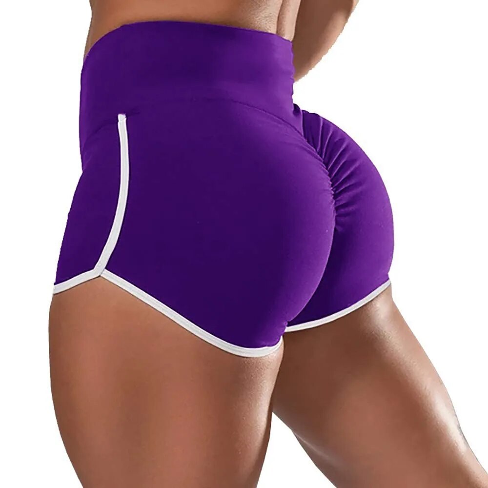 Sport Shorts Women Elasticated Seamless Fitness Leggings Push Up Gym Yoga Run Training Tights Pants Sexy Large Size Short 5XL 