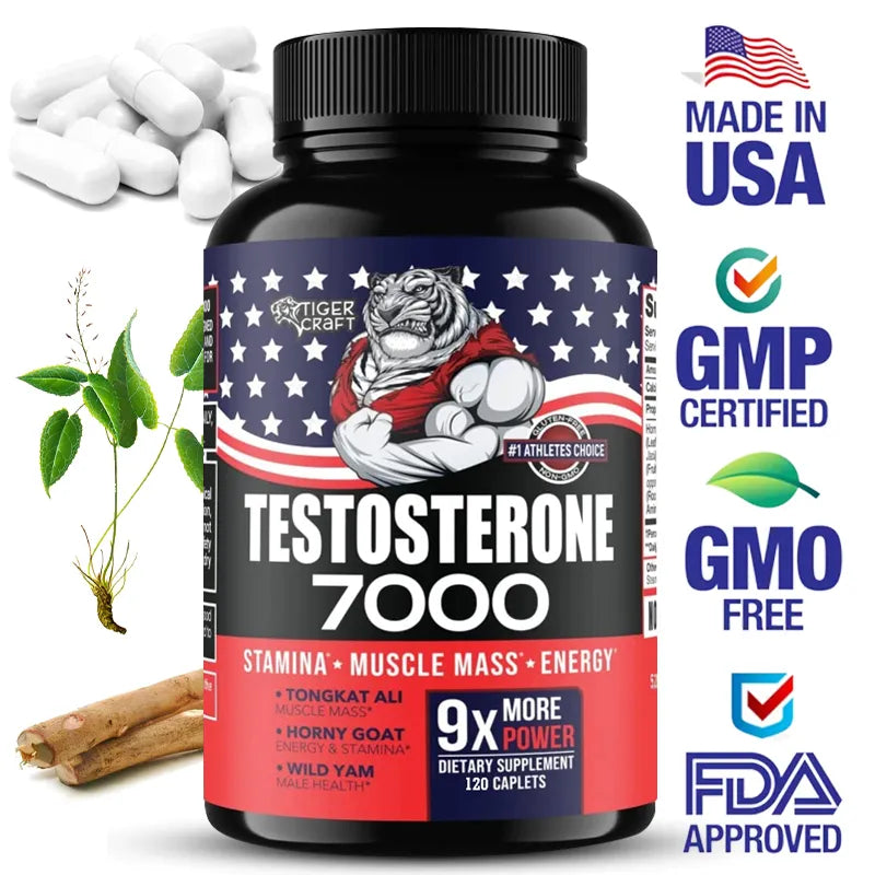 Testicle Enhancer for Men - Testicle Supplement for Health, Energy &amp; Stamina, Muscle Mass 