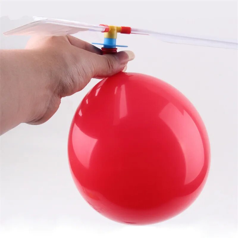 10pcs Helicopter Balloon Portable Outdoor Playing Flying Balloon Toy Birthday Party Decorations Kids Gift Party Supplies Globos