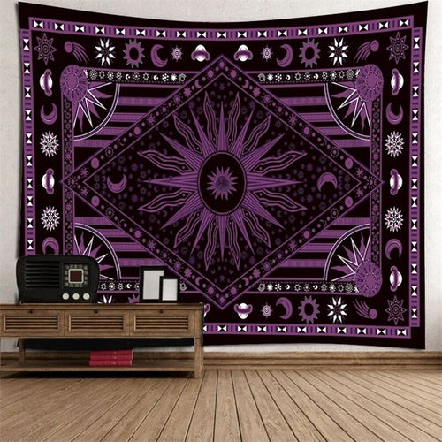 75x58cm Mandala Tapestry Wall Hanging Macrame Wall Cloth Tapestries