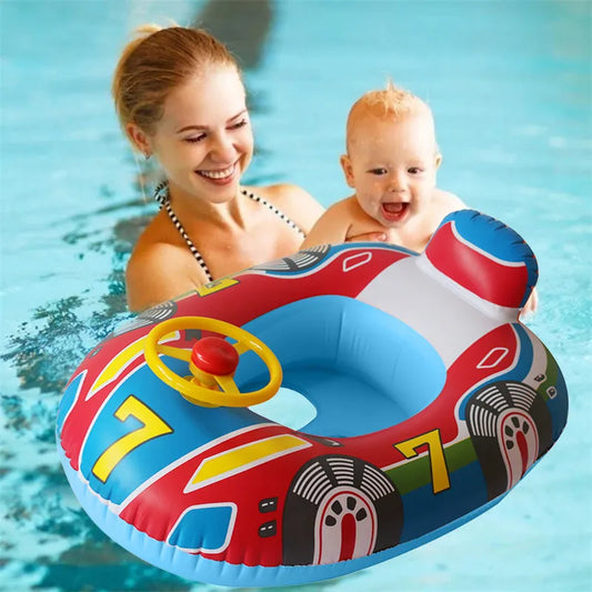 Siège flottant gonflable pour bébé, cercle de natation pour tout-petits, anneau de natation pour enfants 