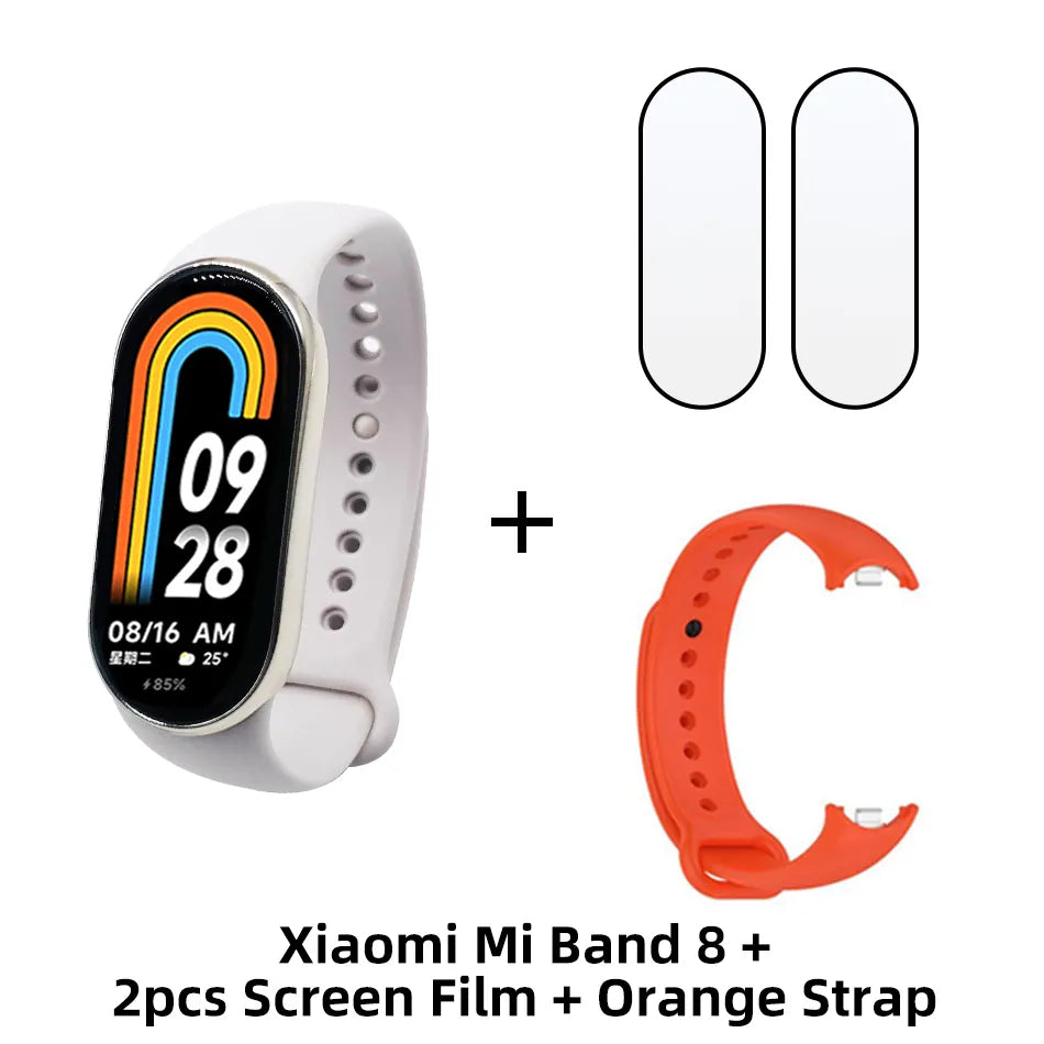 Xiaomi Mi Band 8 Smart Bracelet | 7 Color AMOLED Screen Miband 8 Blood Oxygen Fitness Traker Bluetooth Waterproof Smart Band 8