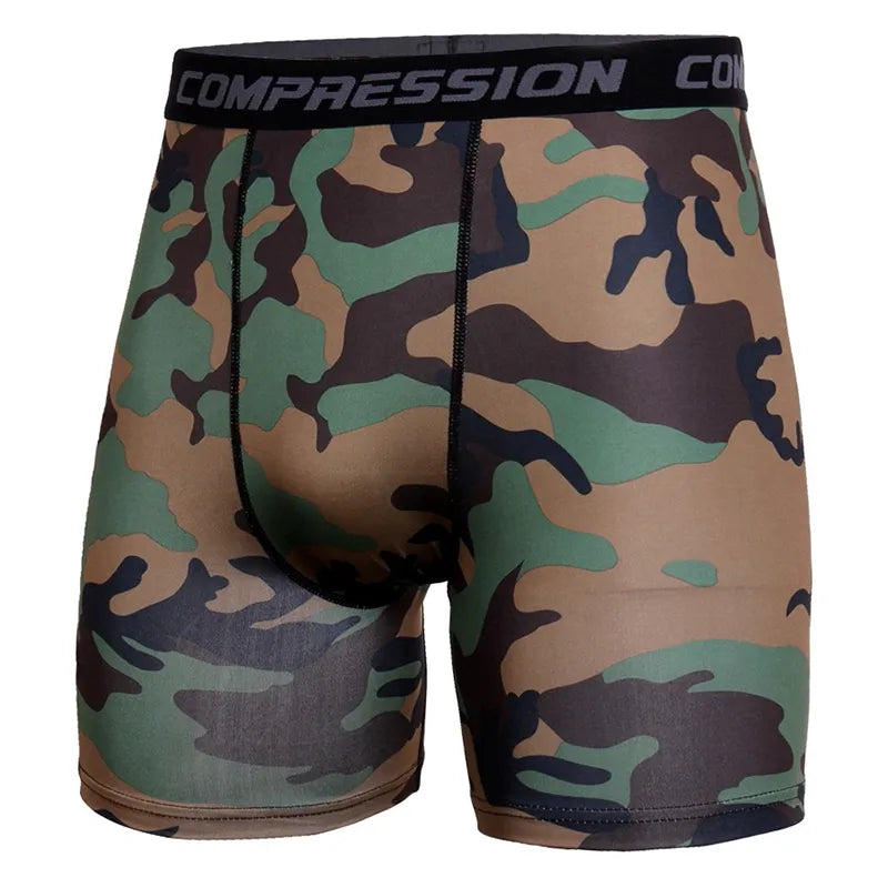 Compression Men Tights Fitness Elastic Men Running Shorts Quick-Dry Fit Running Compression Gyms Shorts 2019 New Sport Pants