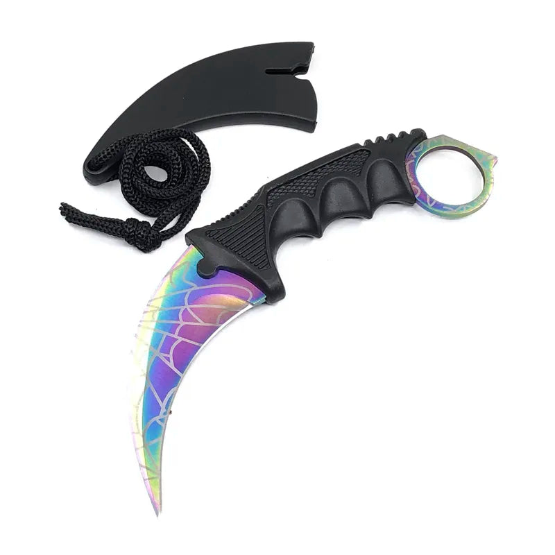 Hot selling CSGO outdoor claw sharp game wolf claw knife outdoor self-defense camping survival exquisite knife