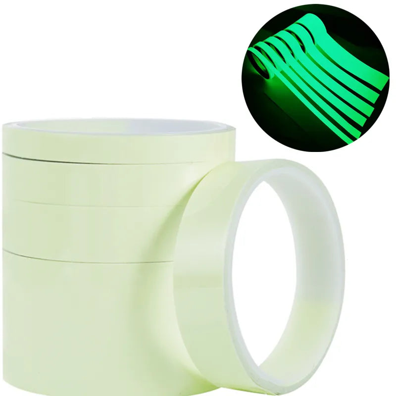 Luminous Tape 3m/5m Dark Green Self-adhesive Tape Night Vision Glow In Dark Safety Warning Security Stage Home Decoration Tapes