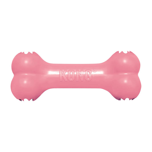 KONG - Puppy Goodie Bone - Caoutchouc de dentition, jouet pour chien distributeur de friandises - pour petits chiots
