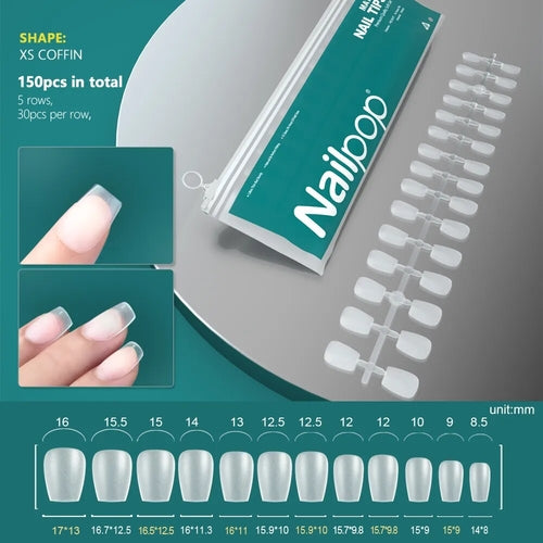 Nailpop 20g Soft Fake Nail Tips Gel Glue Polish Soak Off UV LED Nail