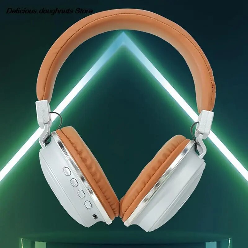 Wireless Foldable Bluetooth Headphones HIFI Stereo Earbuds Deep Bass Headset With Noise Cancelling Support TF Card headphones