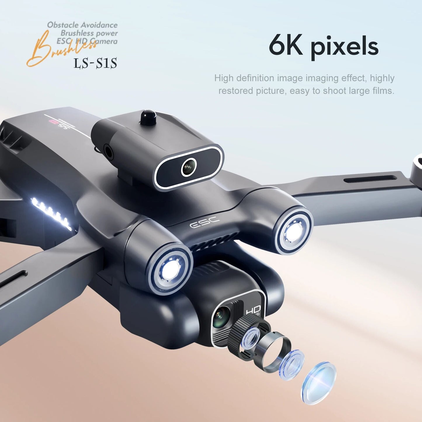 Nouveau S1S Mini Drone 4k professionnel 8K HD caméra évitement d'obstacles photographie aérienne sans brosse pliable quadrirotor 3km