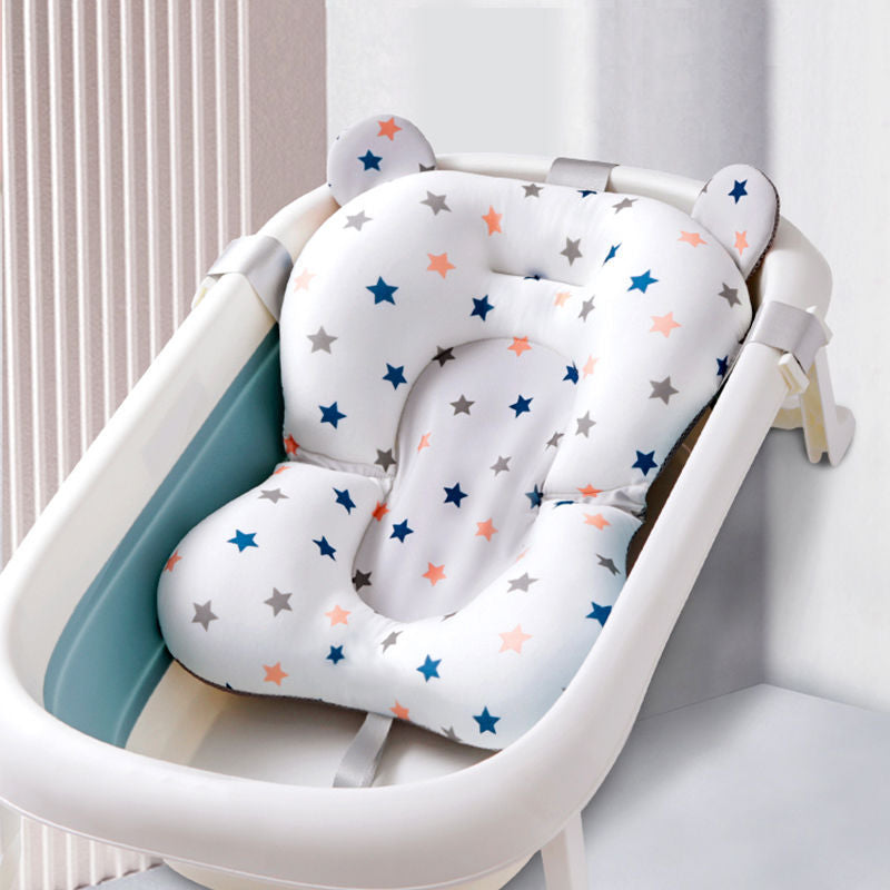 National baby bath pad non-slip suspension bath cushion baby bath network newborn baby bath floating pad
