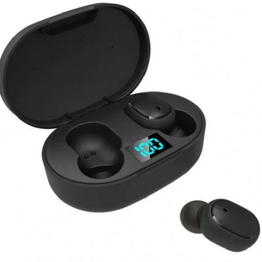 Wasserdichte Noise-Canceling InEar Kopfhörer| Intelligentes Bluetooth-Headset mit digitaler Anzeige | Kabelloses Sport-Mini-Headset