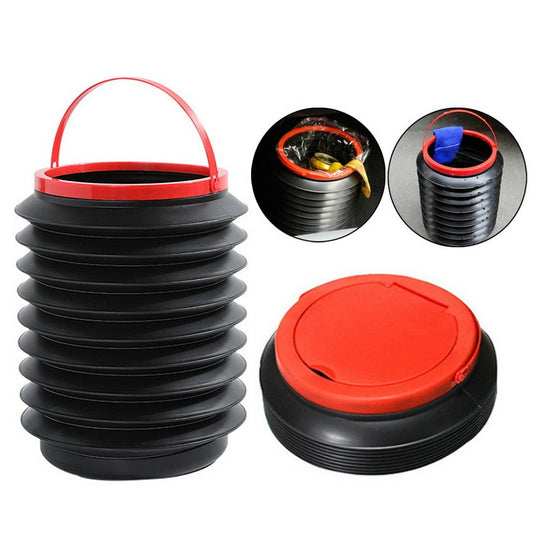 Collapsible Waste Bin: Convenient for Car, Camping, and Fishing
